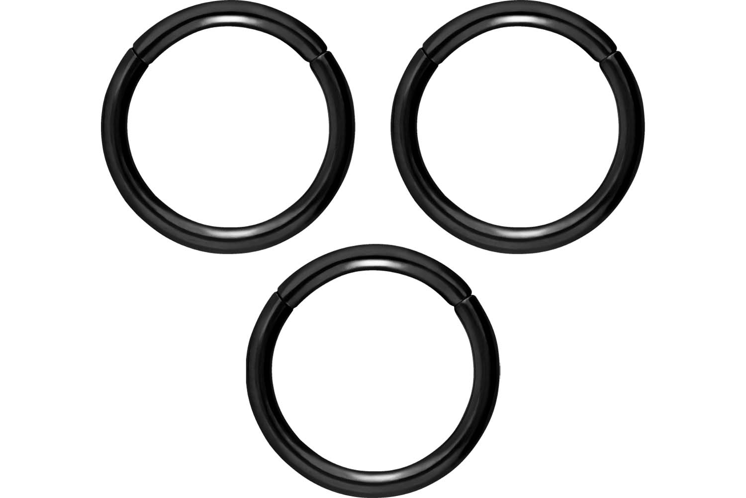 SET Chirurgenstahl Segmentring Clicker Piercing